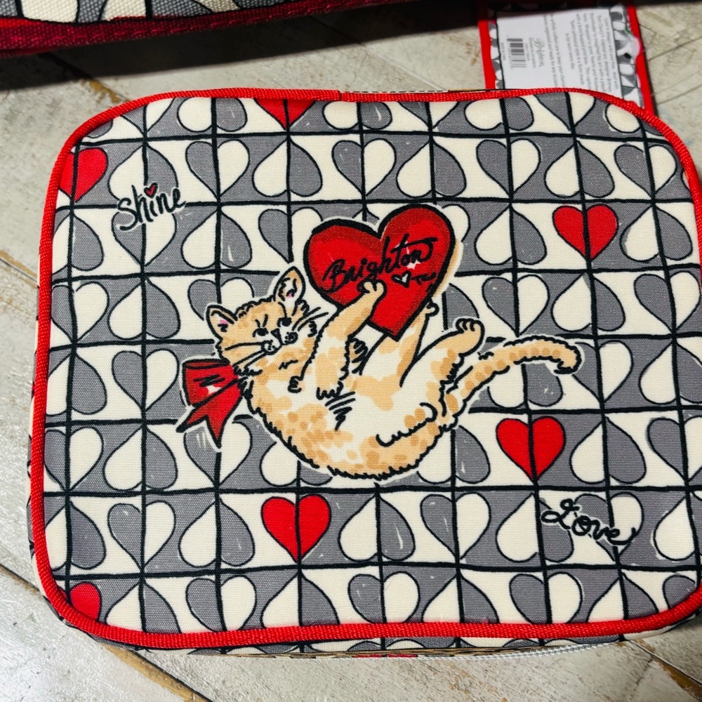NWT❤️Brighton Wild Love Tote & Cosmetic Case - Picture 9 of 9